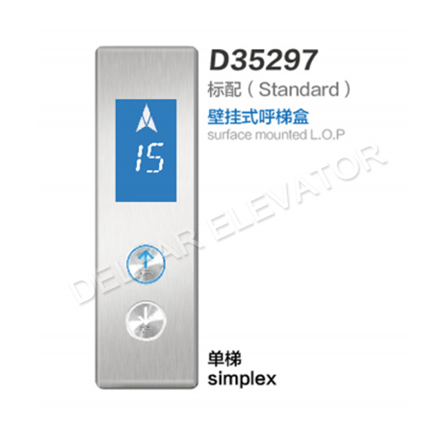 D35297 Surface Mounted Hairline St. St. LOP
