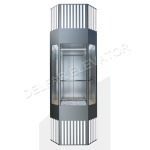 1600KG capacity diamond shape observation elevator