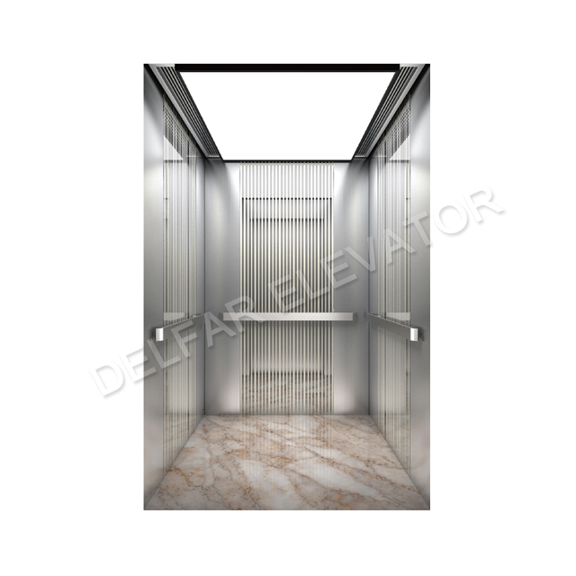 DELFAR Mirror Etched St.st. Home Elevator-D18558