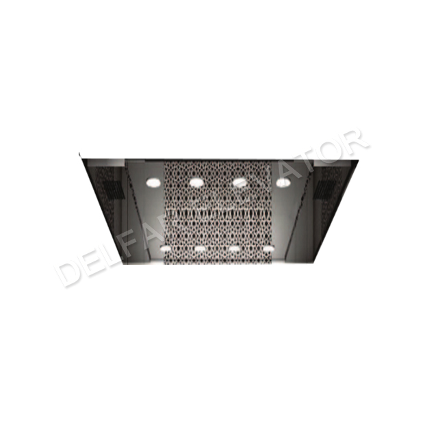 800KG Capacity Mirror Decoration Passenger Elevator