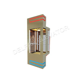 D16926 Hairline Frame Special Design Three-side Sightseeing Elevator