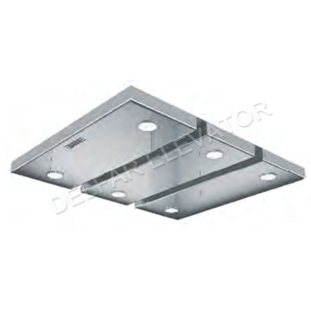 Mirror St.st. Frame with Downlight Car Suspending Ceiling D58033