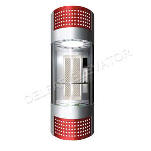 Hot Sale Safety Semi-circular Observation Elevator