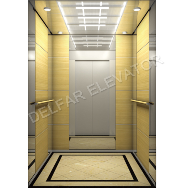 Wood veneer beautiful decoration passenger elevator